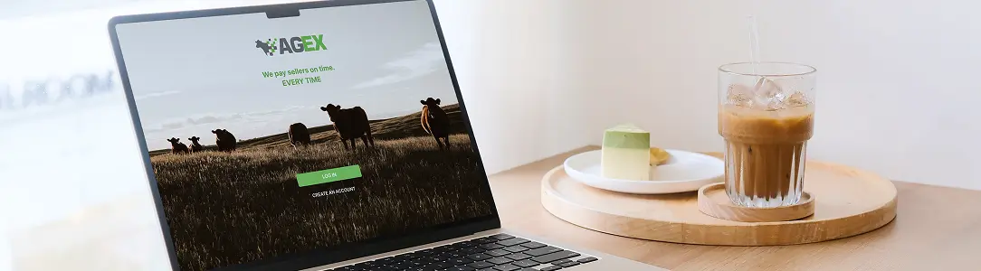 a laptop using Agex
