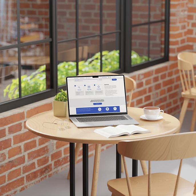 a laptop using huli